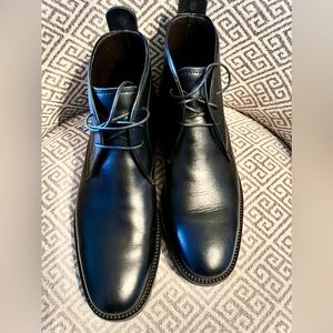 Carlos Nieto Black Leather Men's Ankle Boot Shoe. Sz EU 40 ( Sz 10.5-11) Italy.